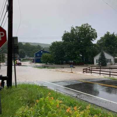 Intersection of 43 and Glass Lake Road - 1
