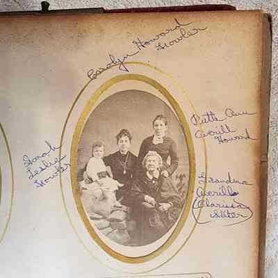 Grandma Clarissa Sliter Averill Page Photo 2: Close up view.