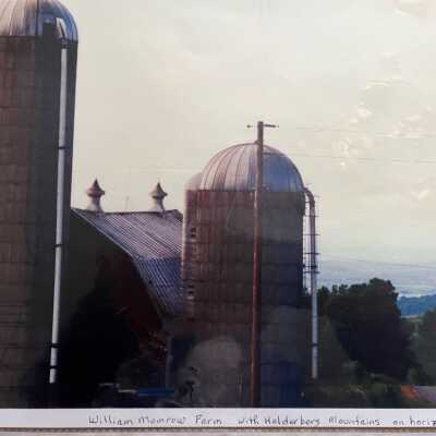 William Momrow Farm with view of Helderberg mountains on the horizon, undated