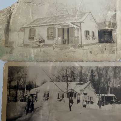 Summer and winter views of Taborton Post Office, undated