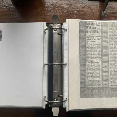 Dr. Eber E. Carmichael Recollections of 19th Century Sand Lake News Article: Recollections from his writings found by his daughter Julia F. Lester.