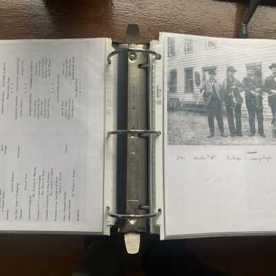 Hunting Photo: Charles Tifft, Pa Crape, Harry Crape, George Lester