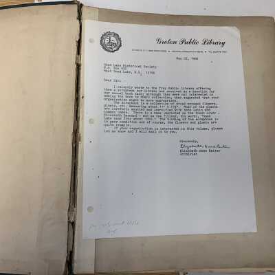 Herbarium - Transmittal Letter