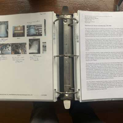 Joe Connors, Jr., 2002, Bells of Sand Lake Photo and Rensselaerwyck Manor Land Records
