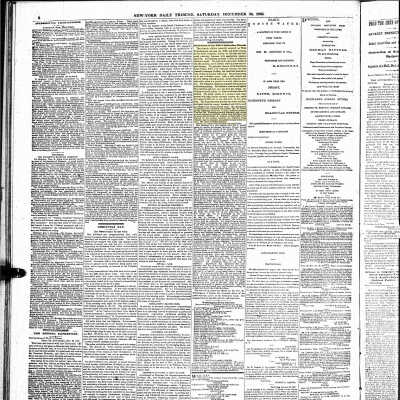 December 26, 1863, New York Daily Tribune Article: Article apparently noting additional ties between Lockwood and Reverend Frothingham during the dedication of some of Lockwood's architectural work in New York City.