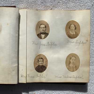 Craver Family Photo Album - Example page: JPG photo.  Example of the 28 pages in the album.