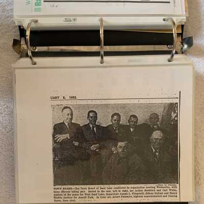 1952 Sand Lake Town Board photo