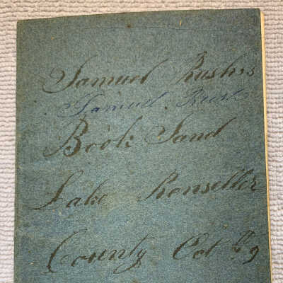 1837-1839 Samuel and Anton Rush Accounts Book 1: Seven-page high-resolution PDF of accounts that appear to relate to the business dealings of both Anton and Samuel Rush.  Also mentions the Fox family.  Of particular interest are the detailed window glass mixings (ingredients) notes on page 6.