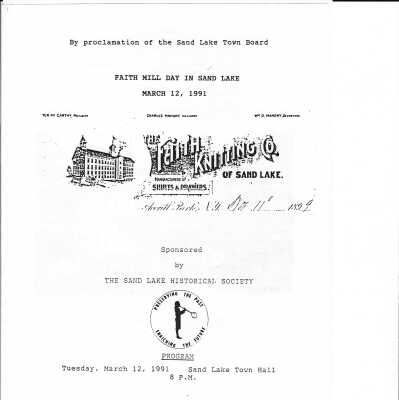 Faith Mills Day Program and Histories
