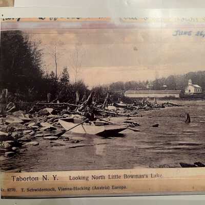 1907 postcard of "Little Bowman's Lake"