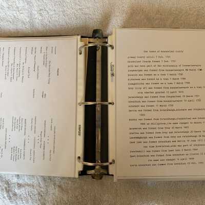 Left - 1937 6th Graduation Commencement Program: Right - Towns of Rensselaer County founding dates