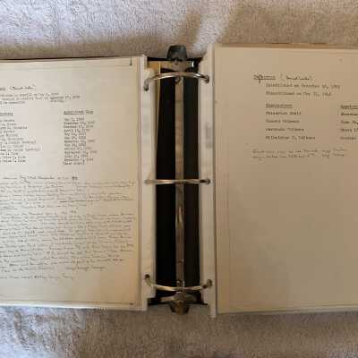 Summary and history of local postmasters and service dates: Also separately scanned to a PDF document stored in the informal histories folder of this site.