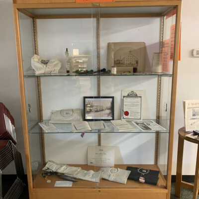 Previous Town Library Faith Mills Display - Front View: Previous Town Library Display Winter though Spring of 2022.
