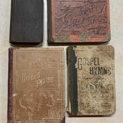 Hymnals and Inspirational books Shared by Joan Fuess: JPG photo.