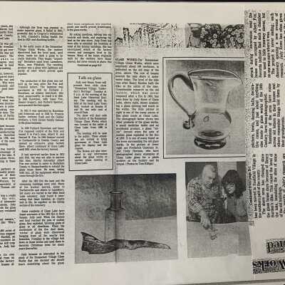 More legible close up of the Glass Lake article page 2