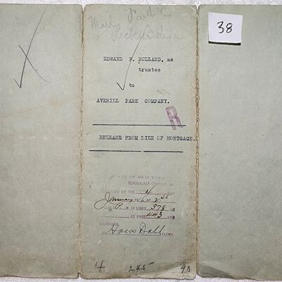 Doc # 38. Release of Lien 1915-12-28 P2-of-2: Bullard mortgage release.