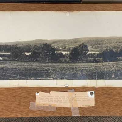 View of Crooked Lake North from the Methodist Farm Circa 1915: JPG photo.  Personal collection of MSSA historian Jeff Bishop.