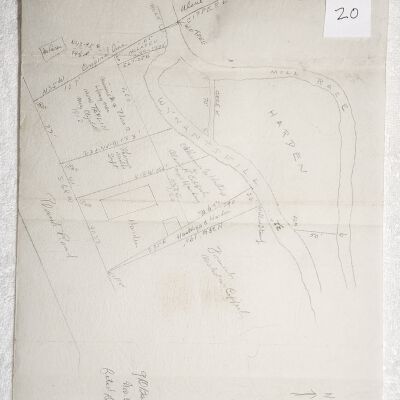 Doc # 20 Indenture (Continued) 1944-08-14 FPO P2-of-2: Hand drawn map included with the previously described indenture created by document # 20.