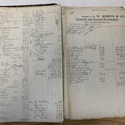A. W. Robins & Co. Journal - Example page 2: Appears to list charges.