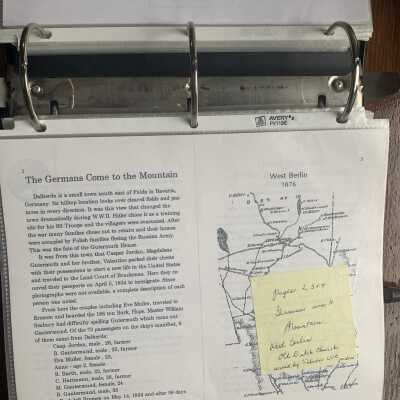 The Germans Come to the Mountain History