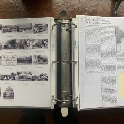 Photo Tumbnails and Zion's Church at Taborton 100th Anniversary Article
