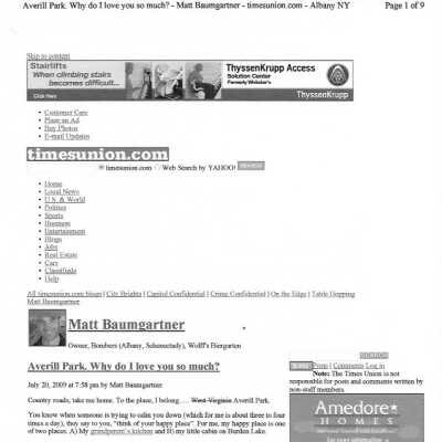 Matt Baumgartner TU Blog