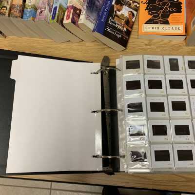Slides Binder Stored in SLHS-FC5 D1 - Open view sample page