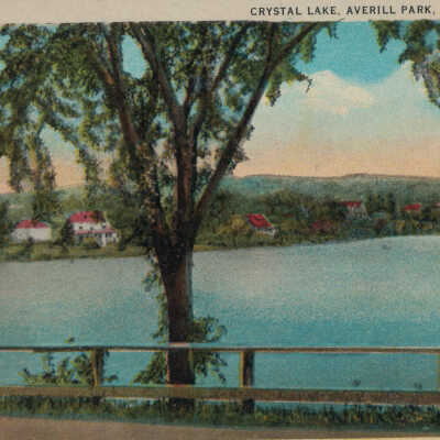 Crystal Lake, Averill Park, NY #1: Crystal Lake, Averill Park, NY, postcard.  Specimen 1 of 2.  