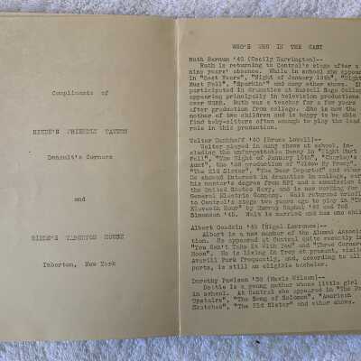 Page Protector 14 - Play Programs - Love from a Stranger - Credits Page 1