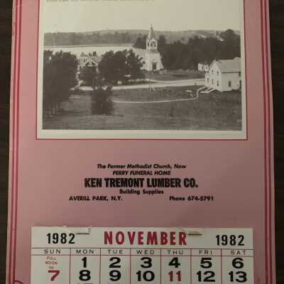 Tremont Calendar 1982: Tremont Calendar 1982 - M. E. Church