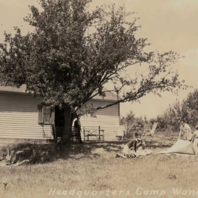 Headquarters, Camp Wanaka: Headquarters, Camp Wanaka, postcard.