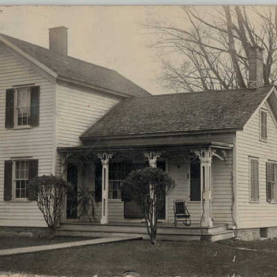 Unidentified Home, Sand Lake, NY: Unidentified Home, Sand Lake, NY, postcard.