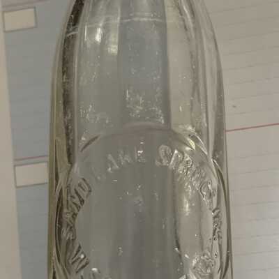Sand Lake Springs Soda Bottles Close Ups