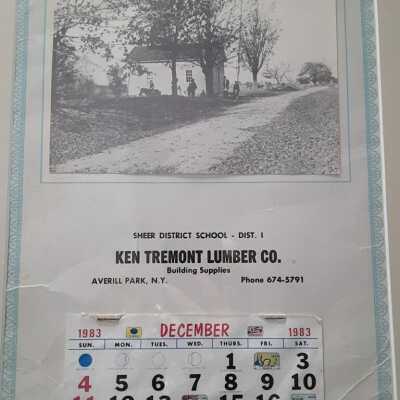 Tremont Calendar 1983: Tremont Calendar 1983 - Sheer District School