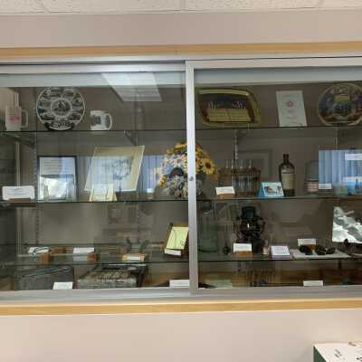 Various Artifacts and Photos Display