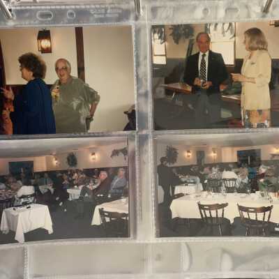 PB1 Page 43 - 1994 Annual Meeting Lakeview Inn: Upper left - Betty Murphy and B.J Worcester
Upper right - John Allendorf and Pat Detmar
Lower left - 
Lower right - Craig Williams Speaker Erie Canal