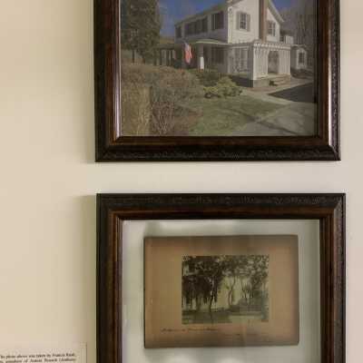 176 Glass Lake Road then and Now Photos: 176 Glass Lake Road then and Now Photos.  Antoni Roesch / Rush historic home at Glass House.  See informational note close up.  