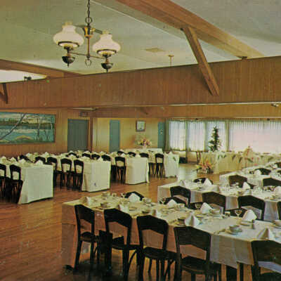 The Partridge Room, Glass Lake Hotel, Averill Park, NY - Front side: The Partridge Room, Glass Lake Hotel, Averill Park, NY, postcard.