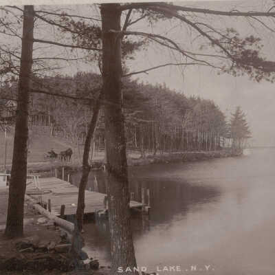 Sand Lake, NY: Sand Lake, NY, postcard.