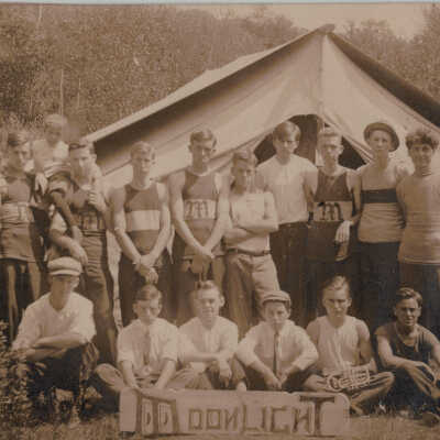 Camp Moonlight 1: Unknown exact location or year, postcard.