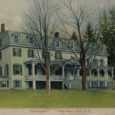 Cedarhurst Hotel, West Sand Lake, NY, Version 1: Cedarhurst Hotel, West Sand Lake, NY, version 1, postcards.