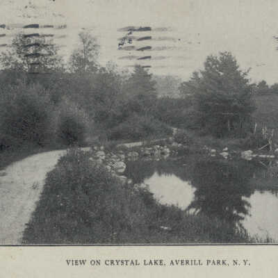 View on Crystal Lake, Averill Park, NY: View on Crystal Lake, Averill Park, NY, postcard.