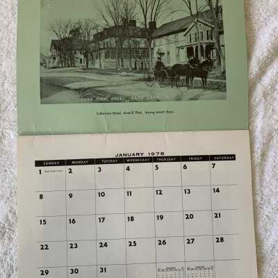 SLHS 1978 Calendar - January - Lakeview Hotel