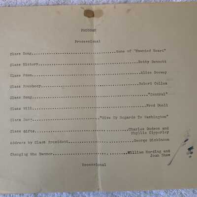 Page Protector 14 - Play Programs - Jane Eyre - Credits Page 4