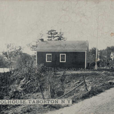 Schoolhouse, Taborton, NY: Schoolhouse, Taborton, NY, postcard.