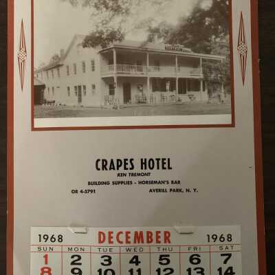 Tremont Calendar 1968: Tremont Calendar 1968 - Crape's Hotel