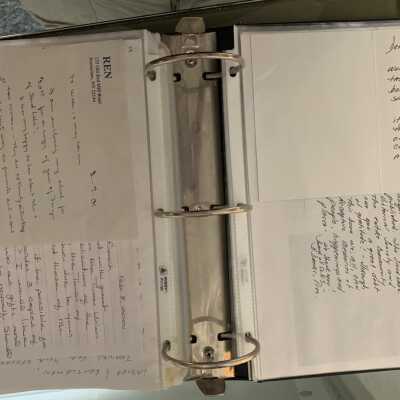 NAB Pages 13 and 14: Both sides - More Sand Lake book congratulatory notes and letters.