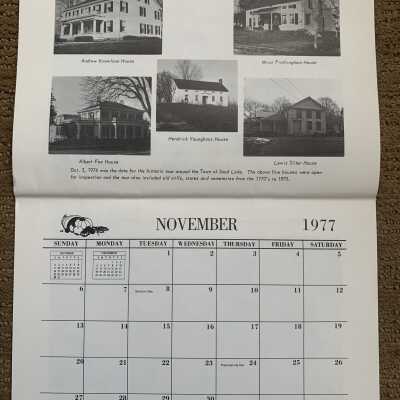 SLHS US Bicentennial Calendar November: SLHS US Bicentennial Calendar November
