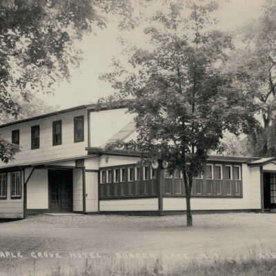 Maple Grove Hotel, Burden Lake, NY: Maple Grove Hotel, Burden Lake, NY, postcard.