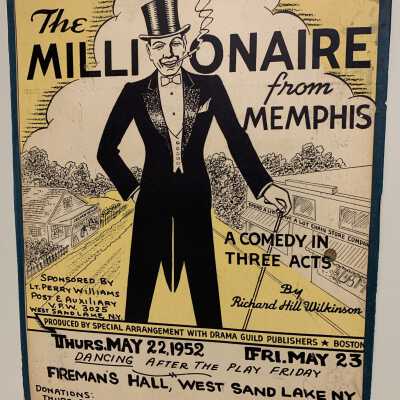 The Millionaire From Memphis, Play, Advertising Poster: The Millionaire From Memphis, Play, Advertising Poster, May 1952